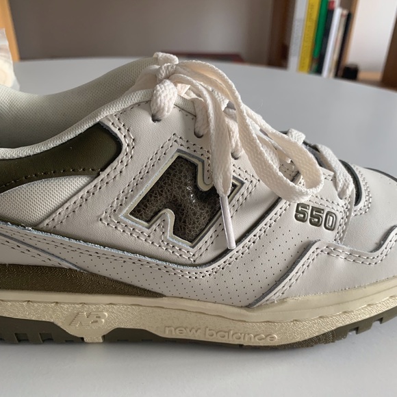 Aime Leon dore x new balance 550 in olive green (5M/6.5W). Worn twice - Picture 3 of 10